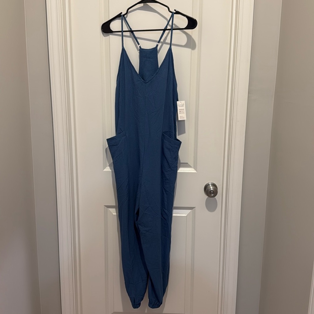 VNeck Cami Jogger Jumpsuit - Picture 2 of 2